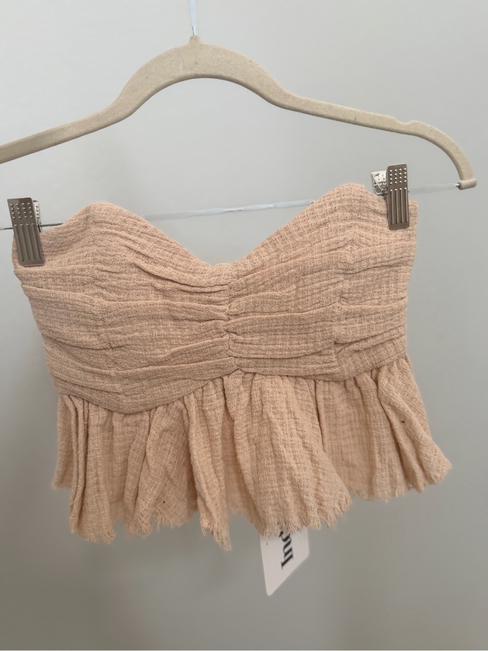 Strapless Crop Top